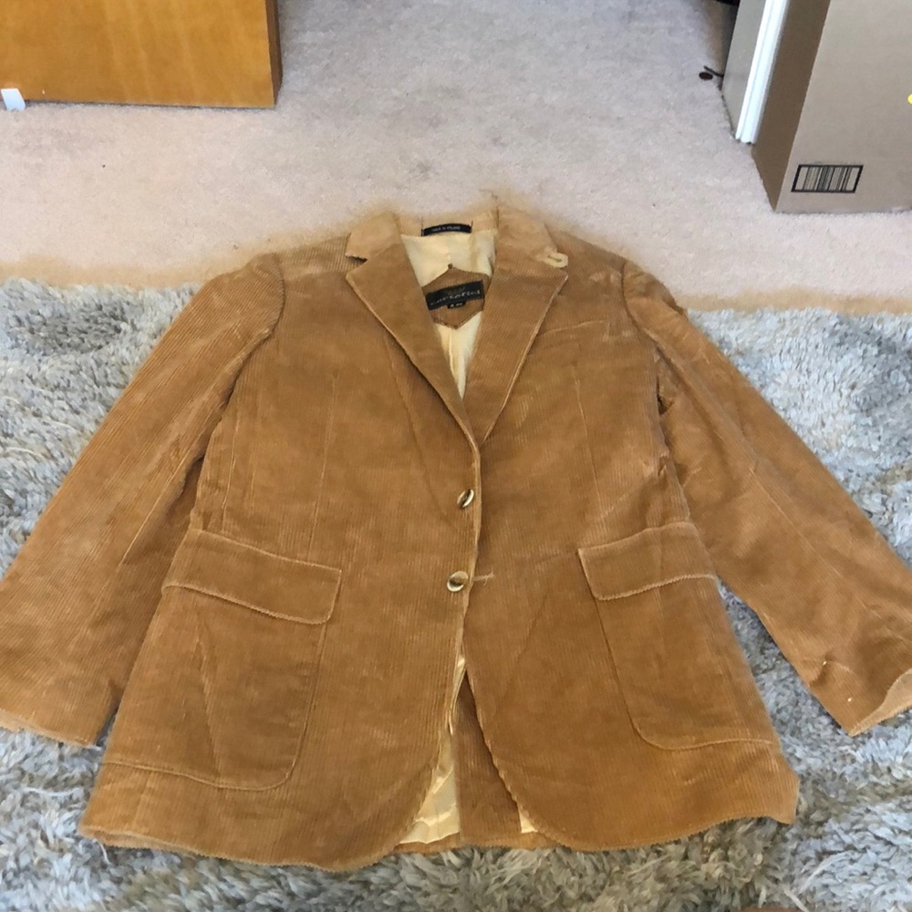 Corduroy Tan Blazer - Cortefiel